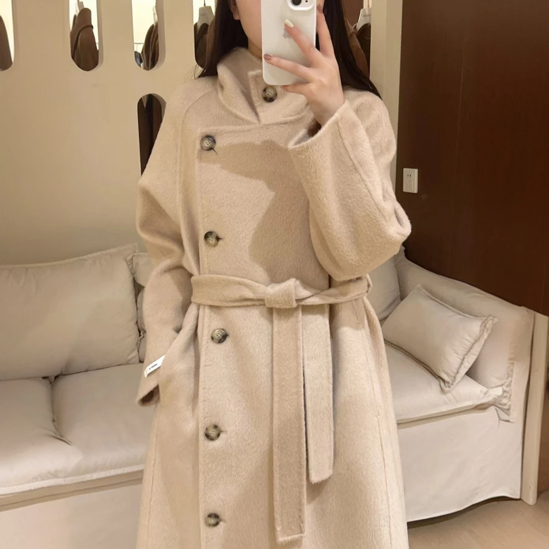 Bing Studios｜極奢面料100%骆驼绒双面呢大衣LTR2401