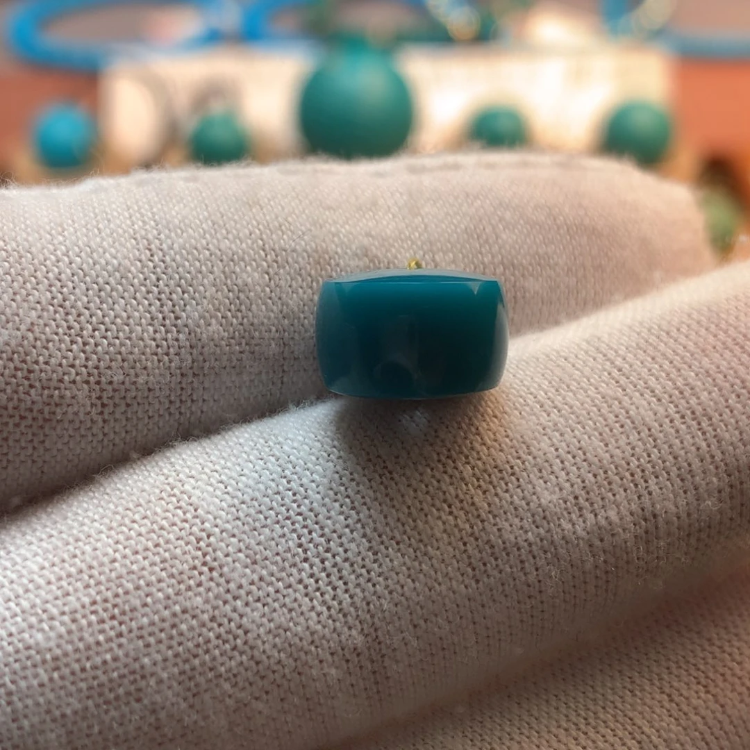 绿松石未镶嵌挂件11.6m