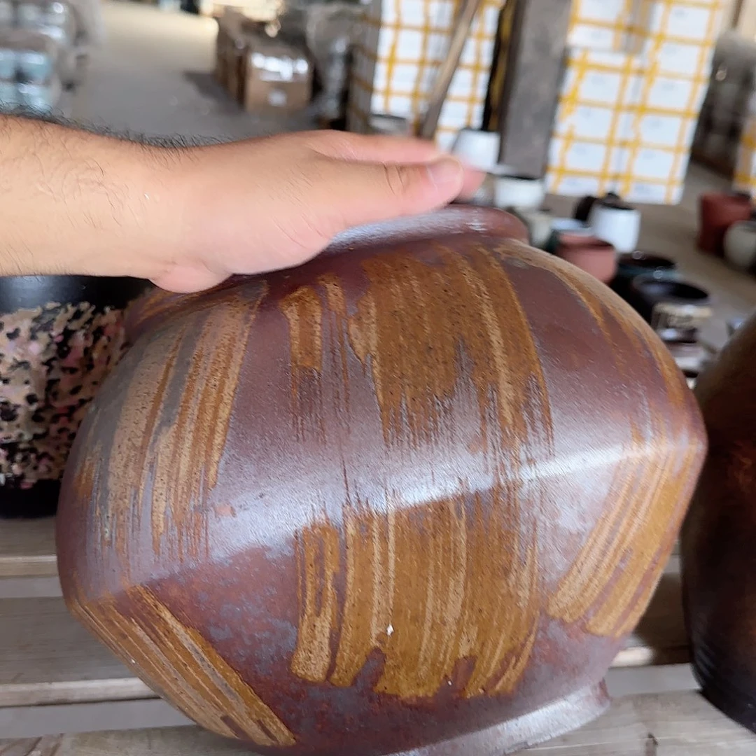 紫砂花盆杨杨花盆0818-986