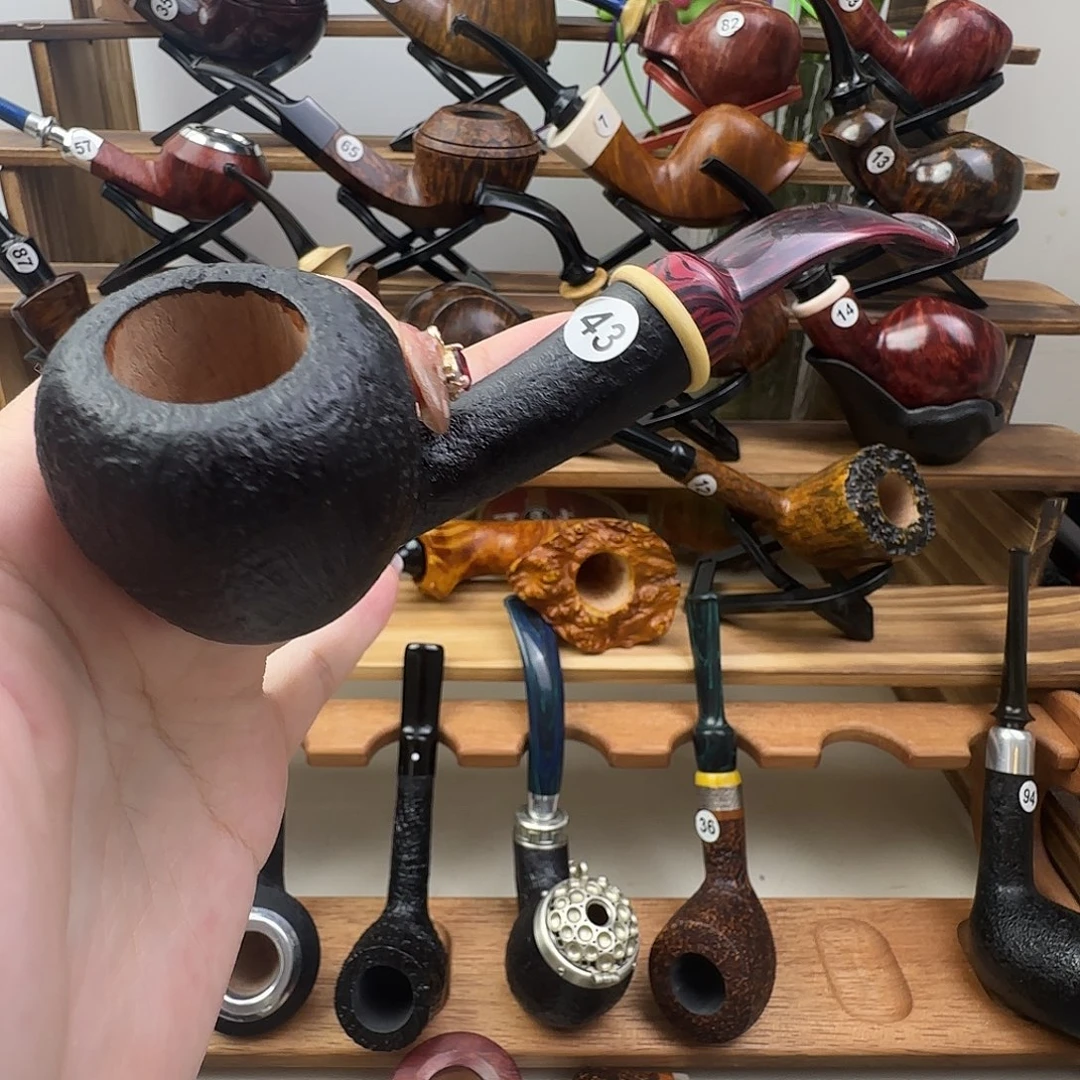 石楠木手工橡果烟斗