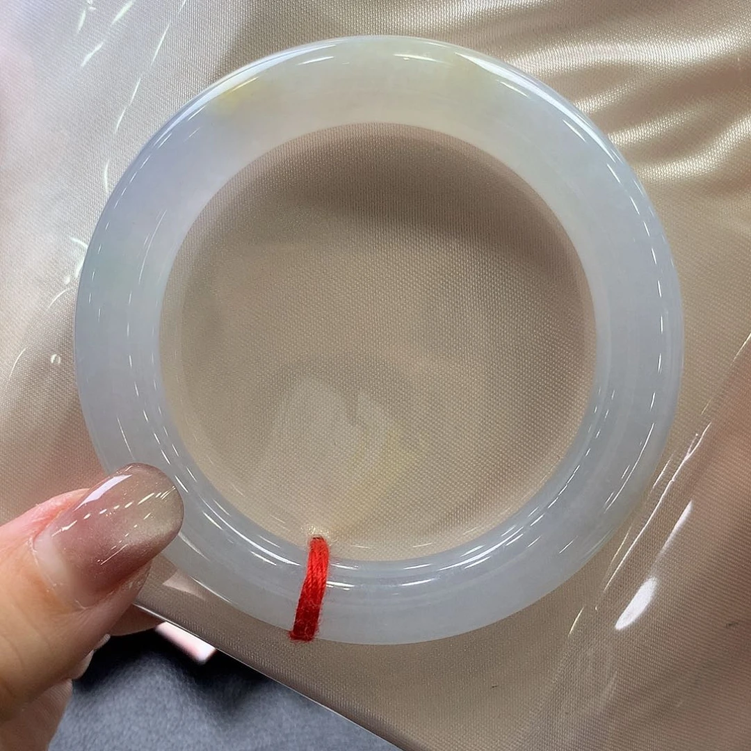 翡翠手镯未镶嵌55.3圆条