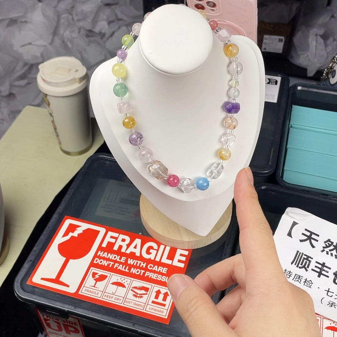 水晶手链银S925镶嵌