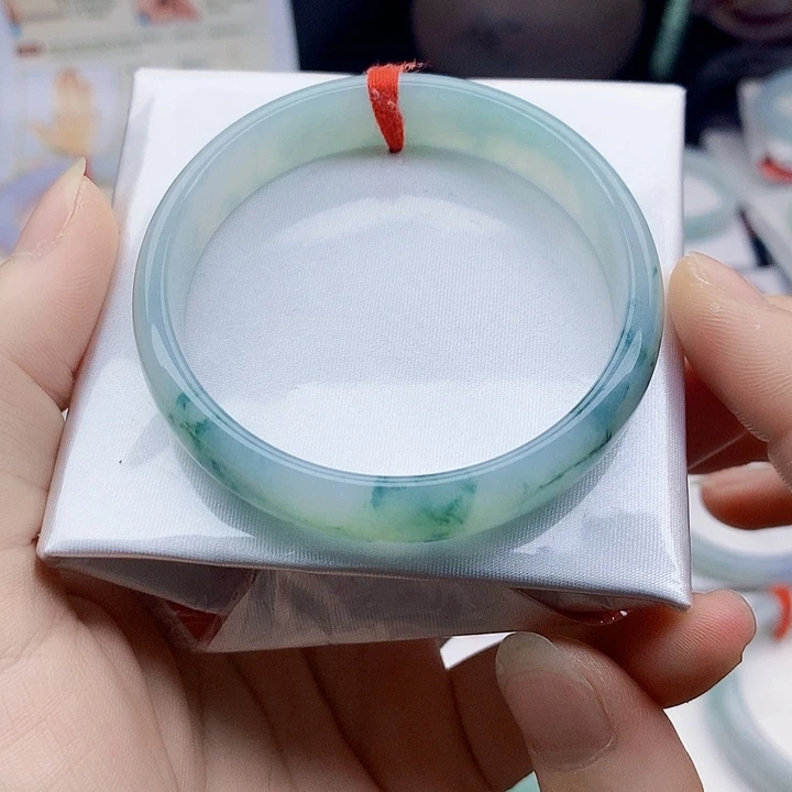 未镶嵌手镯翡翠缅甸天然翡翠A货55.5