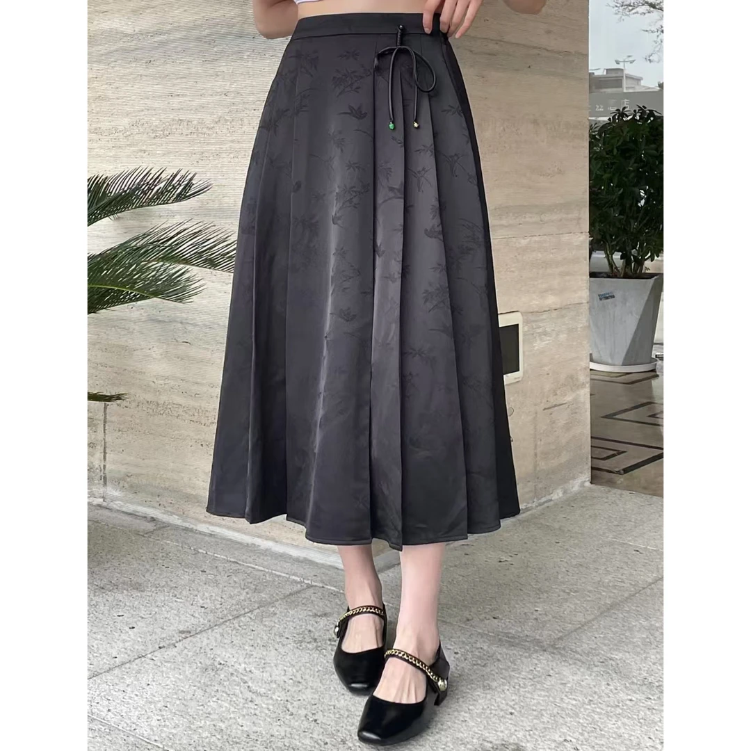 Hiya希雅 1676春夏显瘦时尚半身马面裙