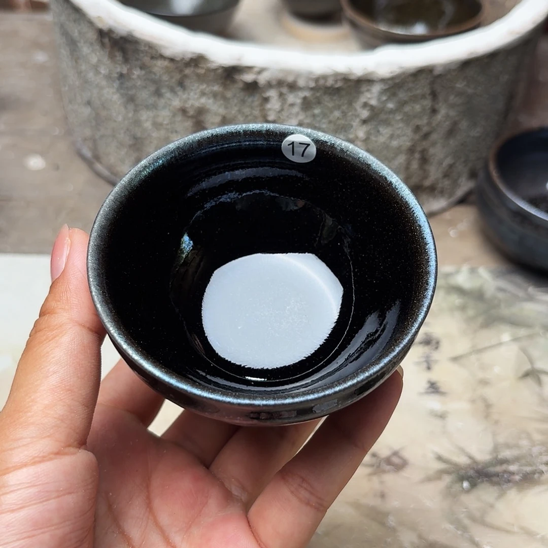 茶盏义兴龙窑建盏17微瑕