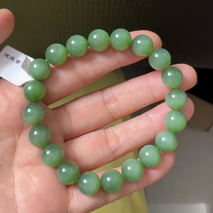 和田玉未镶嵌颈饰荧光猫10