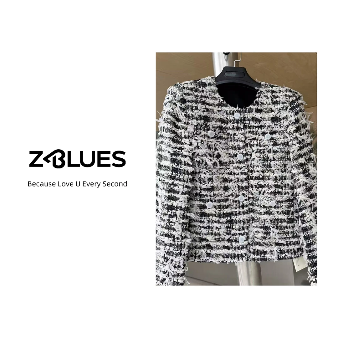 Z.blues[轻舞雅韵]进口立体纱小香外套YZQSHS7126