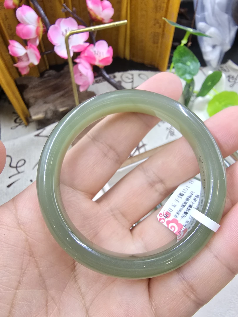 （一哥专属）GG-6604和田玉手镯53-60多样性发其一