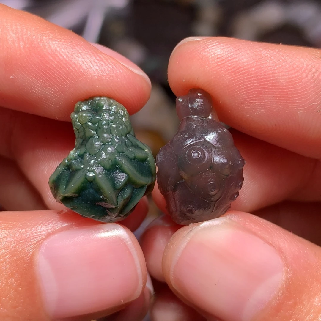 未镶嵌玛瑙/玉髓珠宝半成品