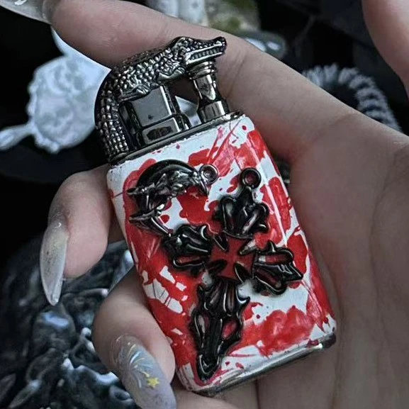 血染 重工泼墨款打火机