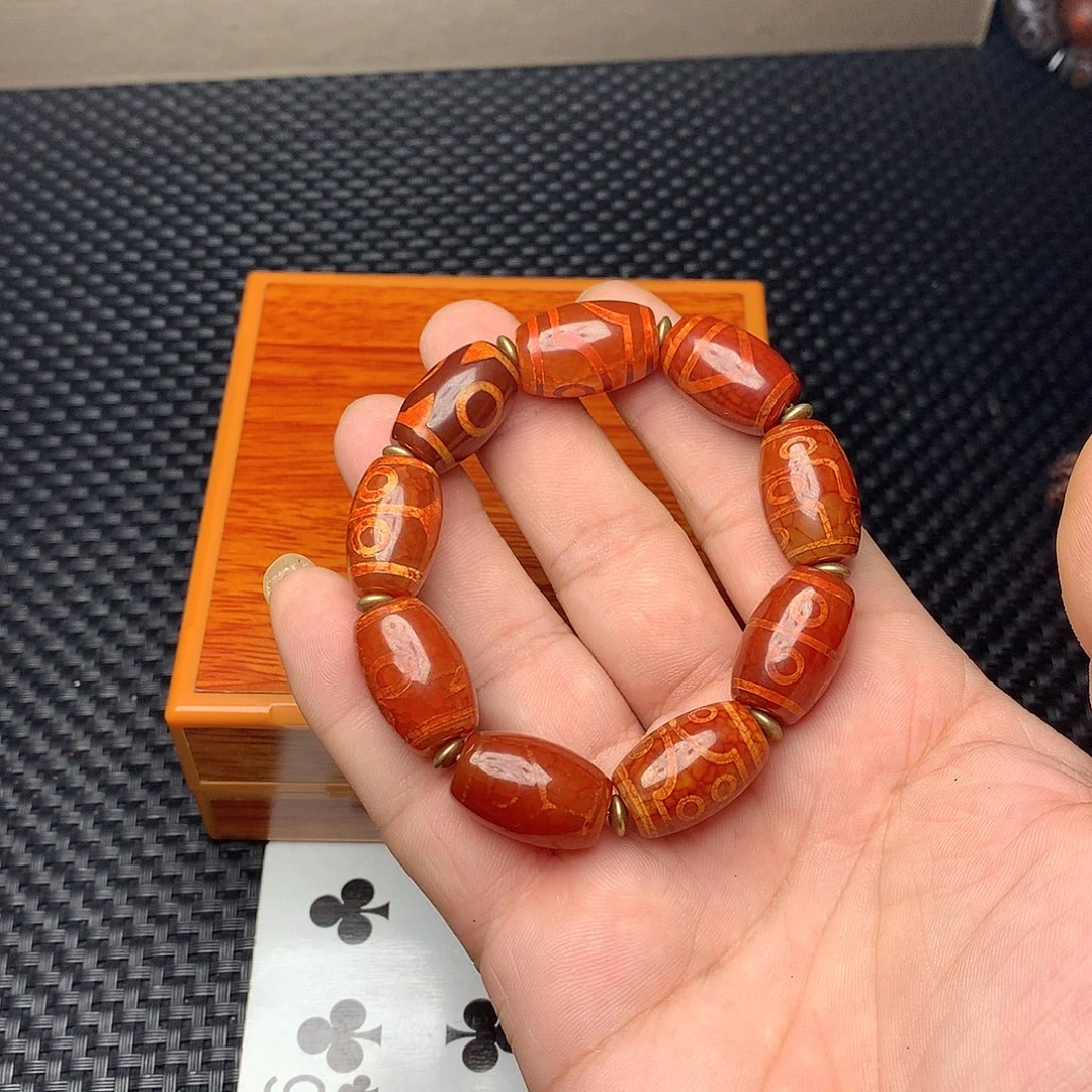 空***人玛瑙/玉髓未镶嵌手链