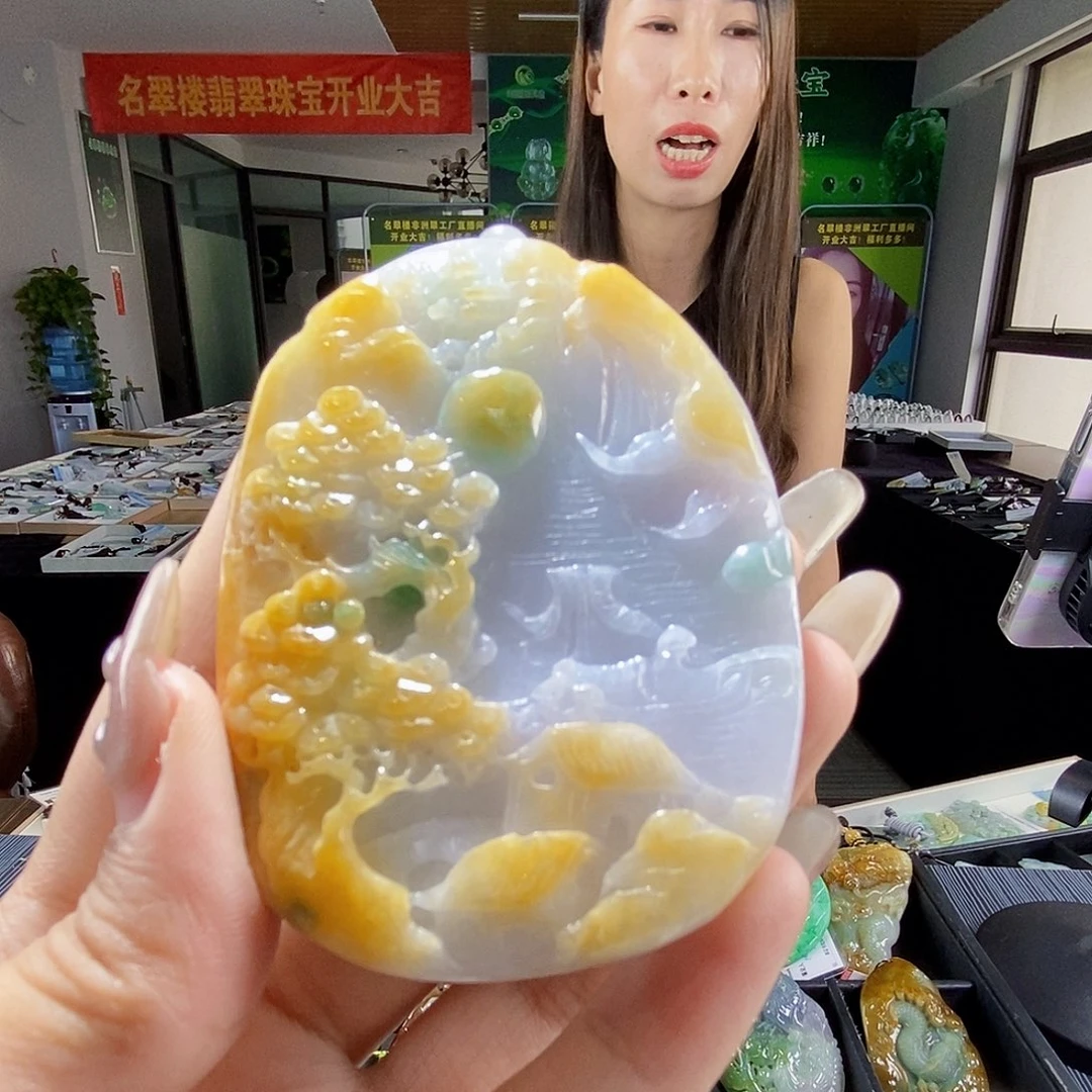 颈饰未镶嵌翡翠翡翠