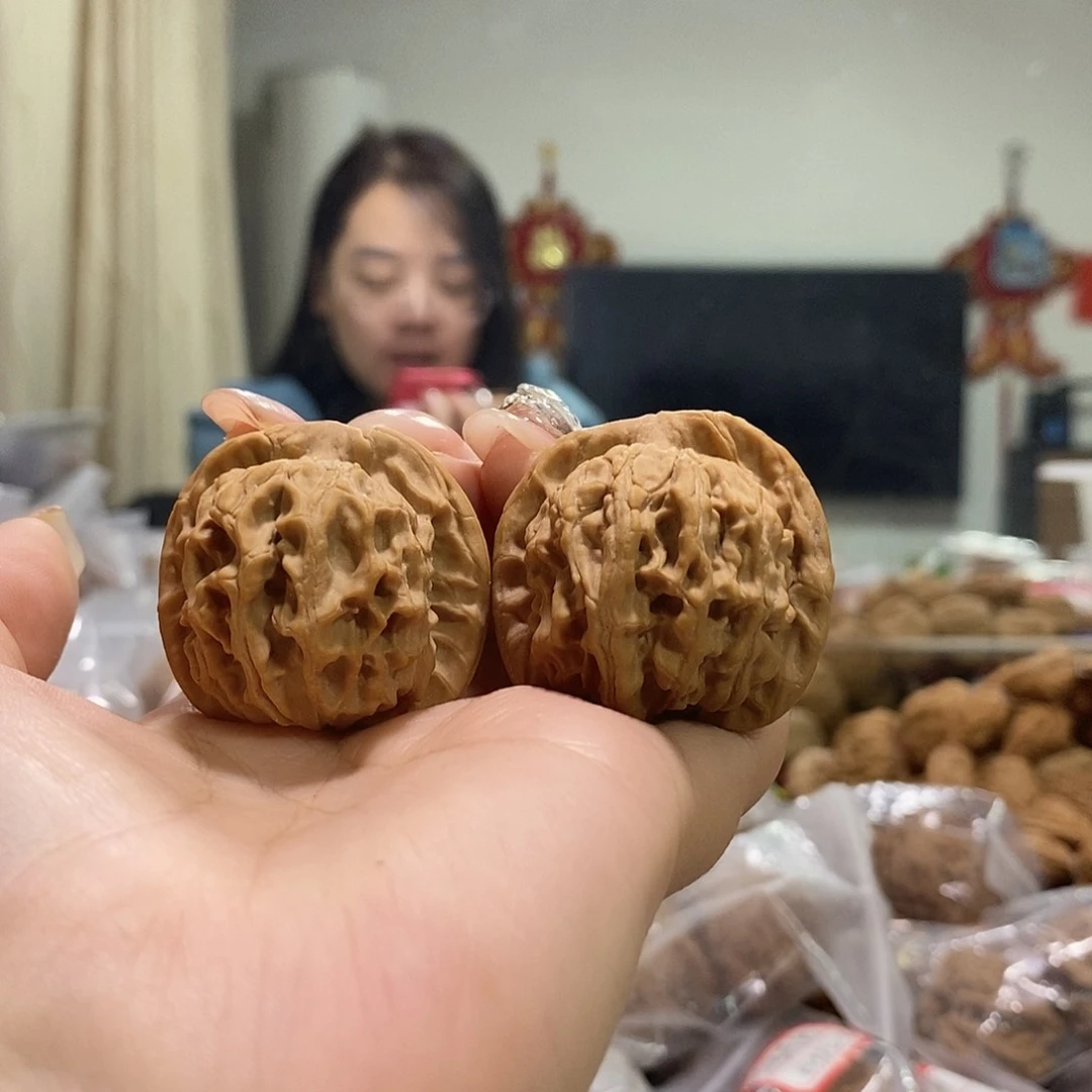 把件文玩核桃38天地狮子头有反油