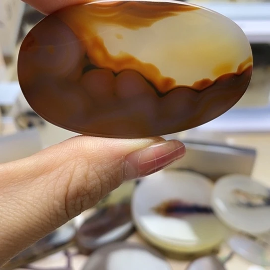 玛瑙/玉髓吊坠未镶嵌