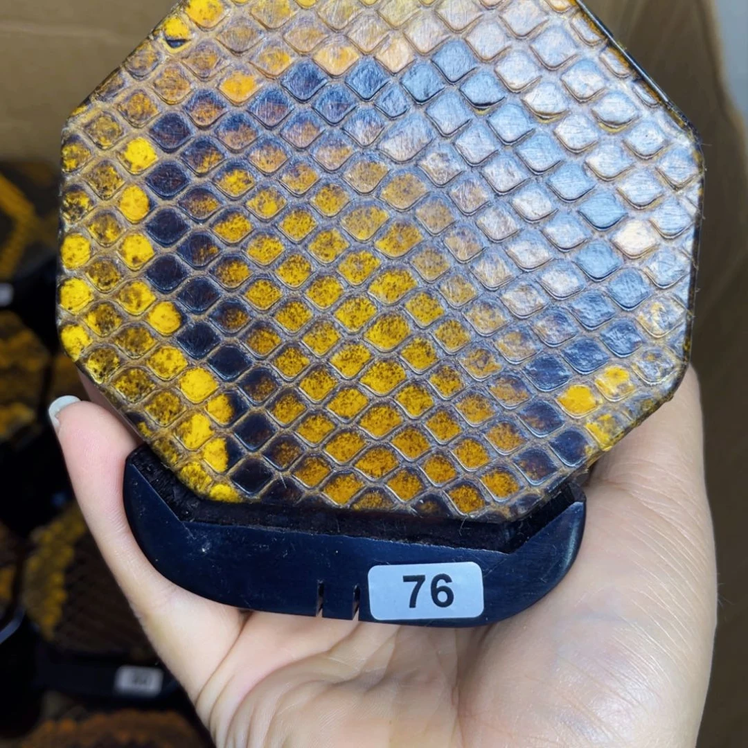 76号黑檀扁八角筒子 扁孔