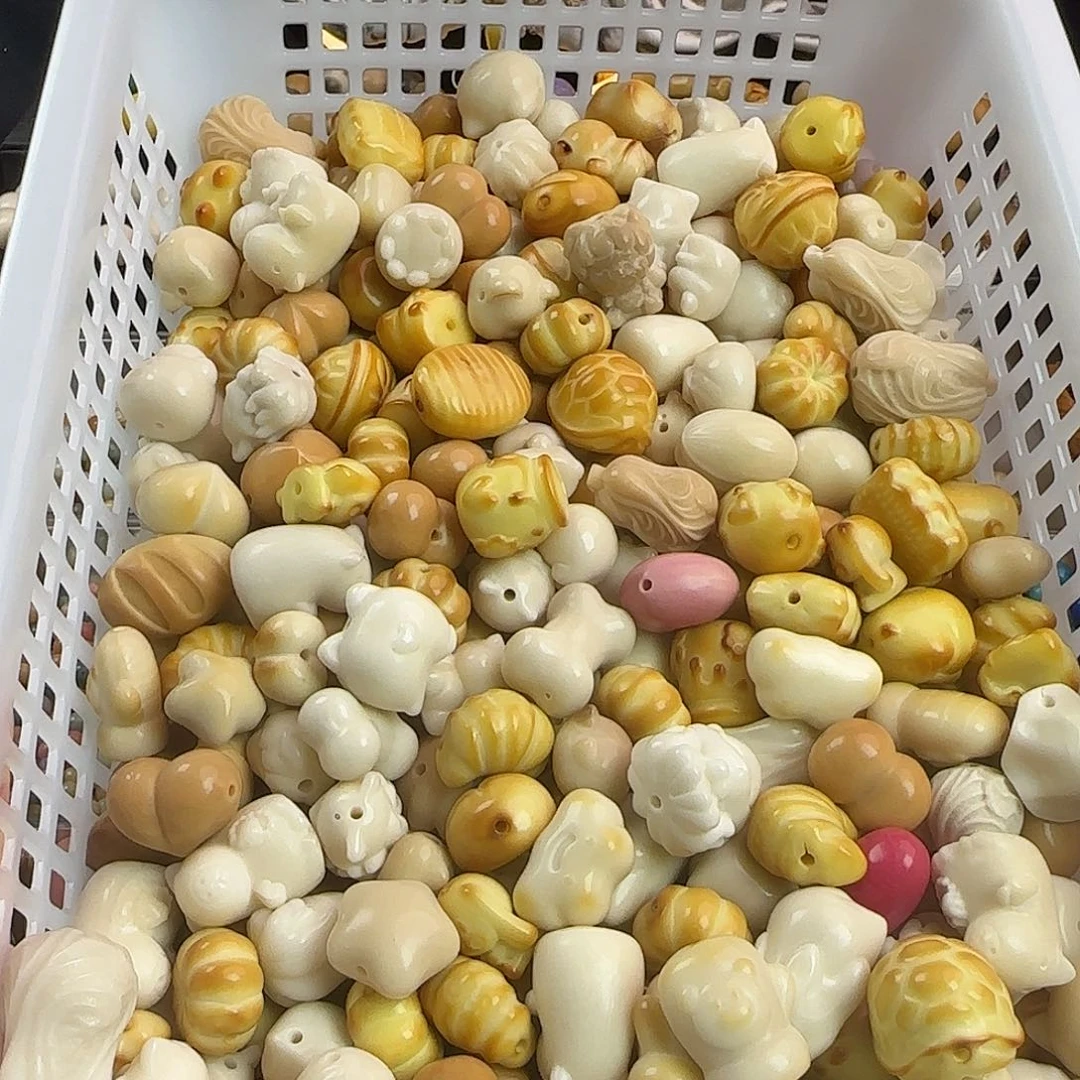 手串菩提根/象牙果微瑕牙果5颗