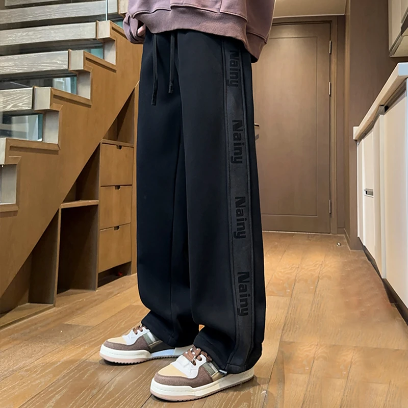 春季新款青少年时尚百搭裤子男款2025初中高中生学生休闲卫裤长裤