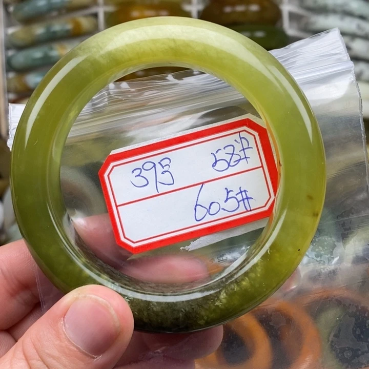 未镶嵌蛇纹石玉手绳