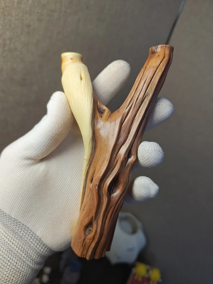 火琉璃陈化料精品歪把子手感王,阴阳生死双色料左手弓8016