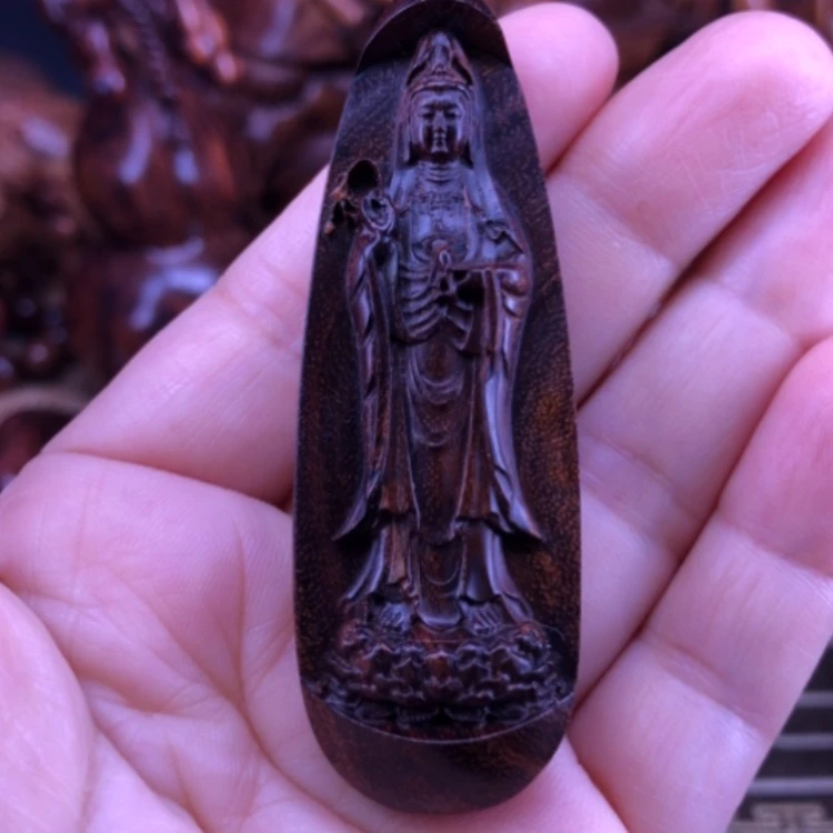 【闪购商品】手串/手链黄花梨/降香黄檀观音牌