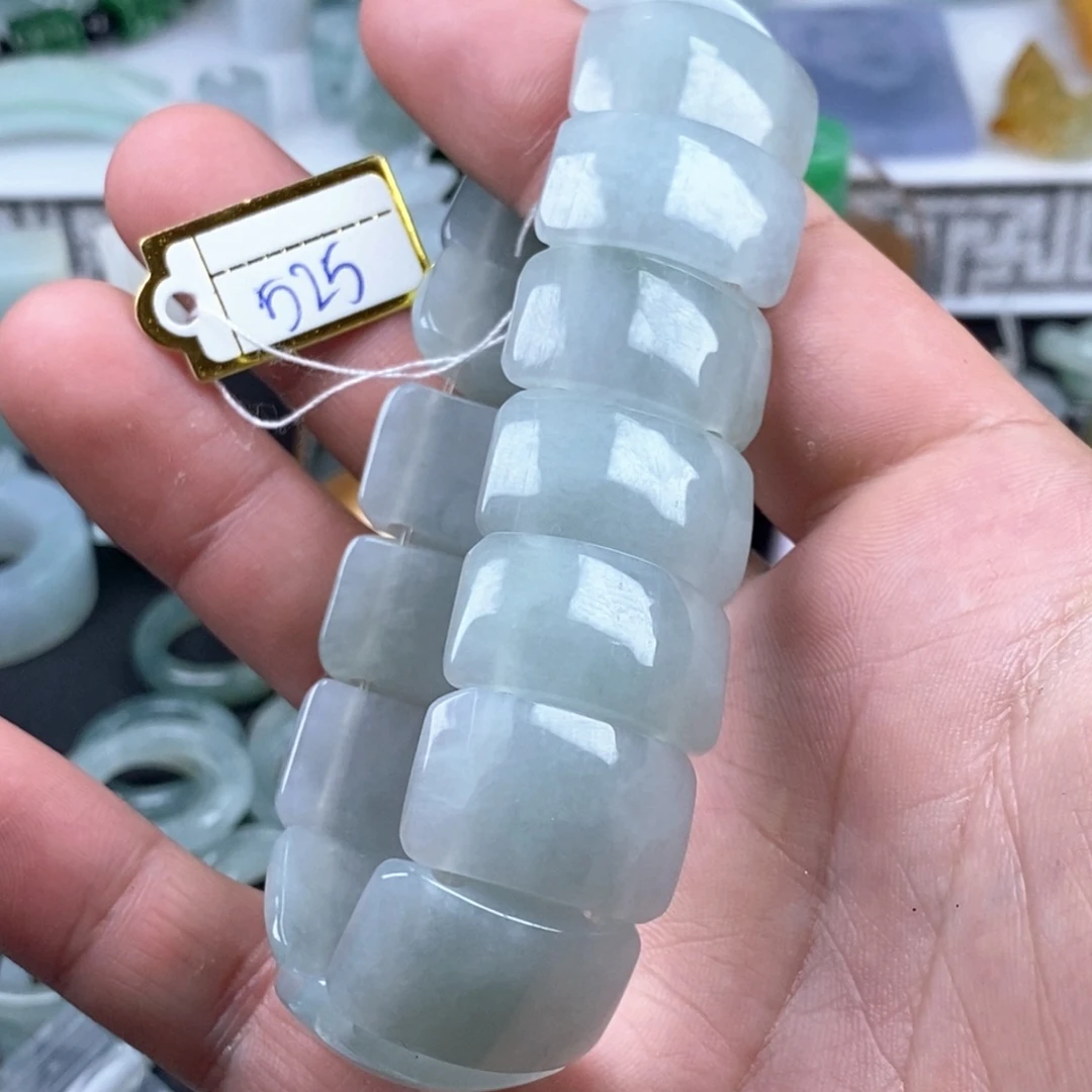 翡翠未镶嵌套链天然翡翠手链