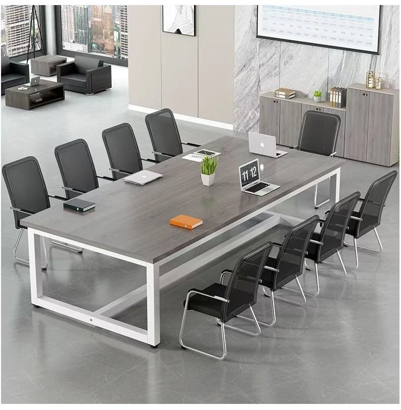 会议桌长桌洽谈桌椅组合简约现代职员培训工作台简易电脑桌办公椅