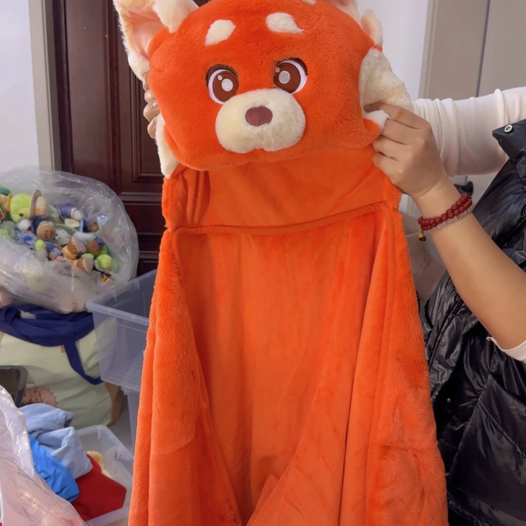 小熊猫美美毛毯全新牌齐