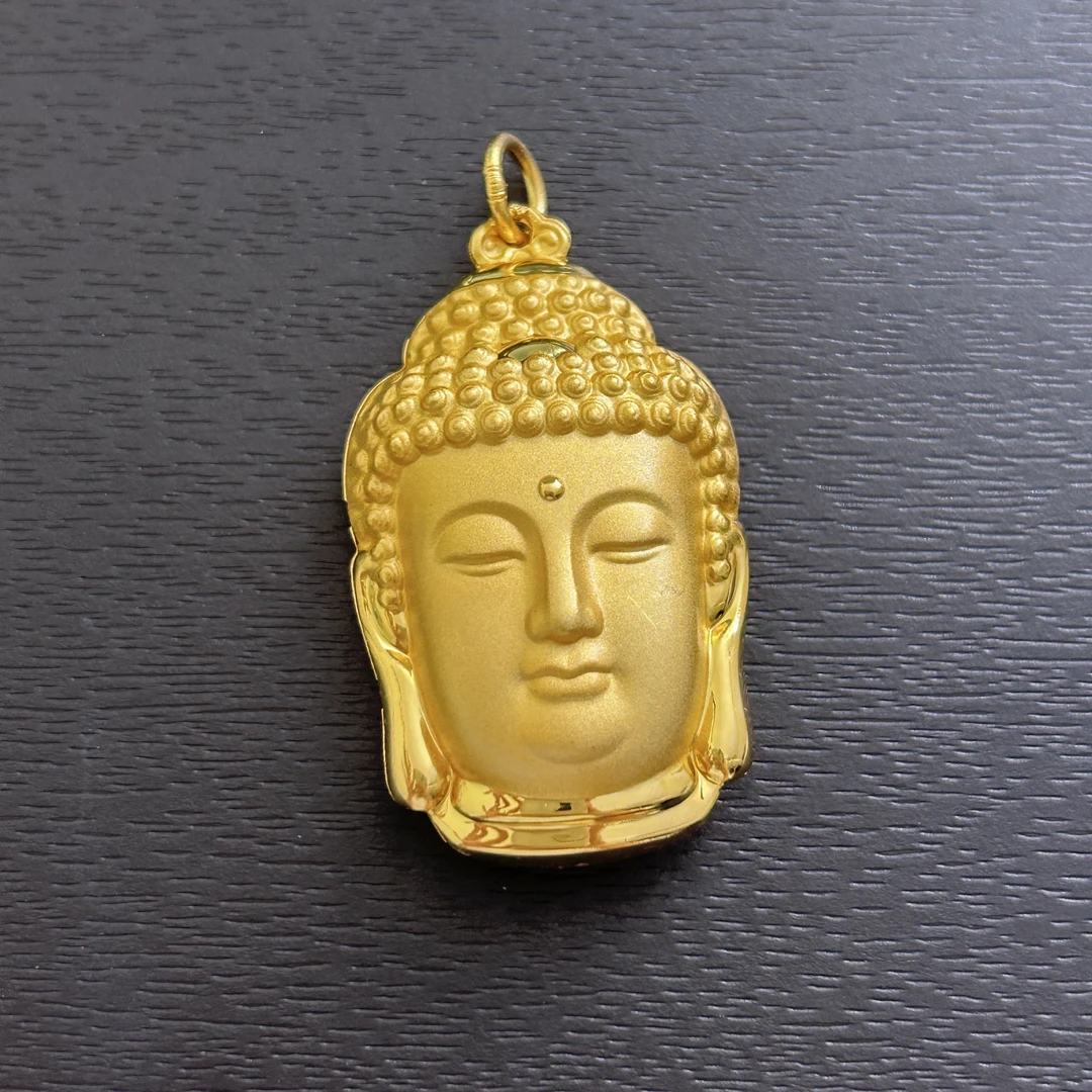 吊坠足银  【销冠专享】足银大佛头吊坠YDZ699