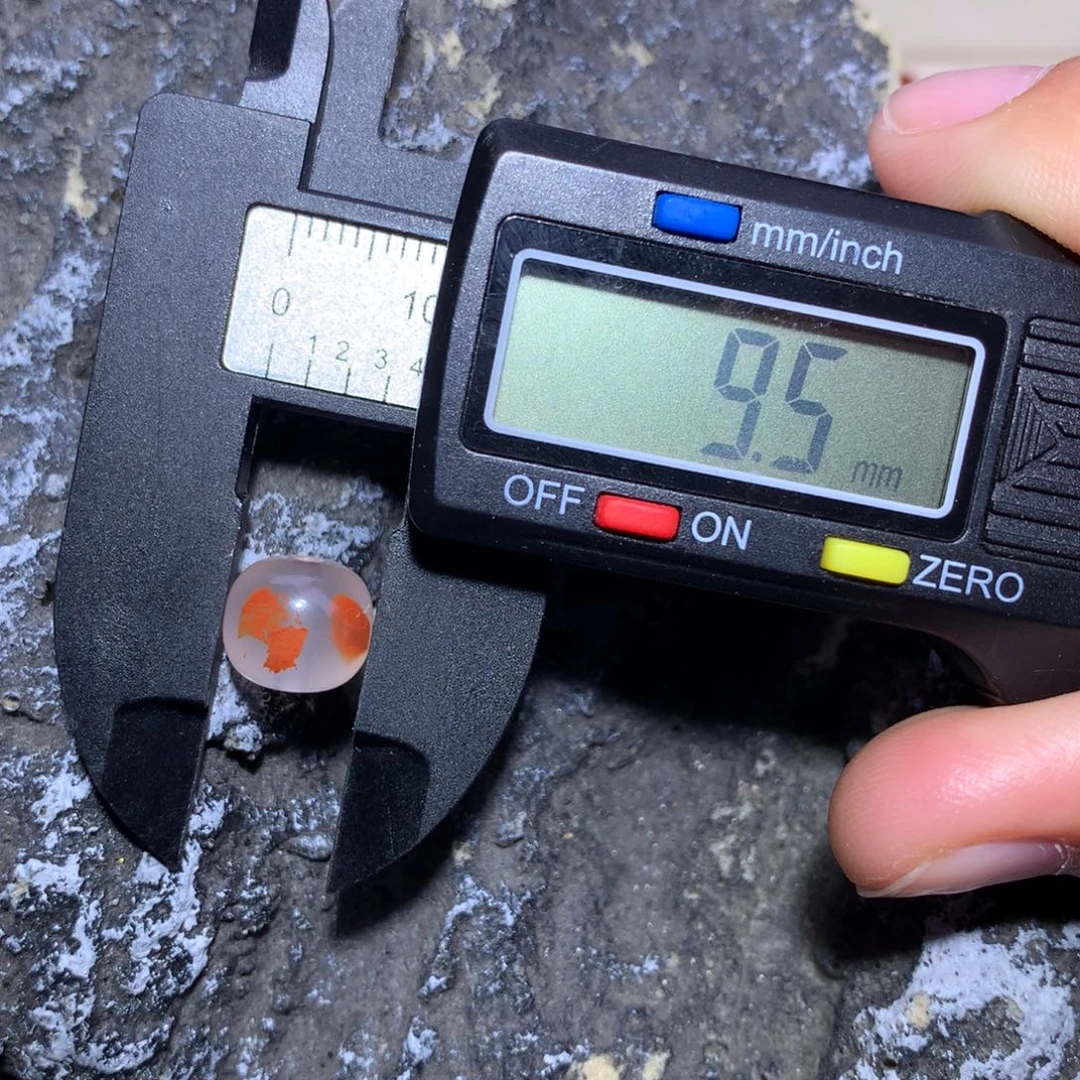 南红玛瑙未镶嵌冰飘老型9.5×8.4