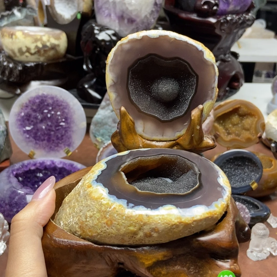 紫晶摆件未镶嵌水晶