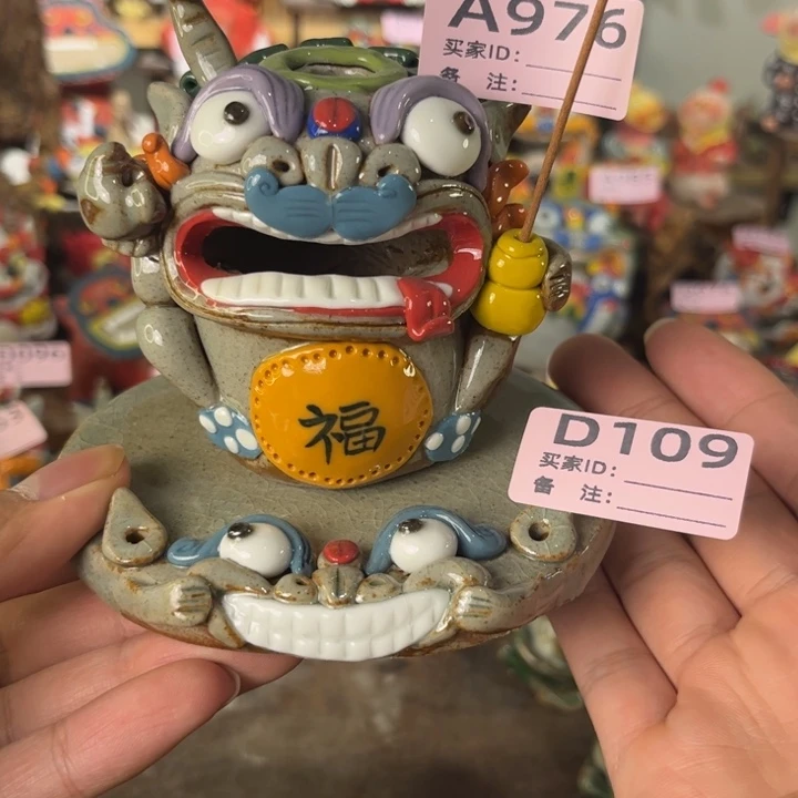 泥塑水**?纯手工茶宠摆件