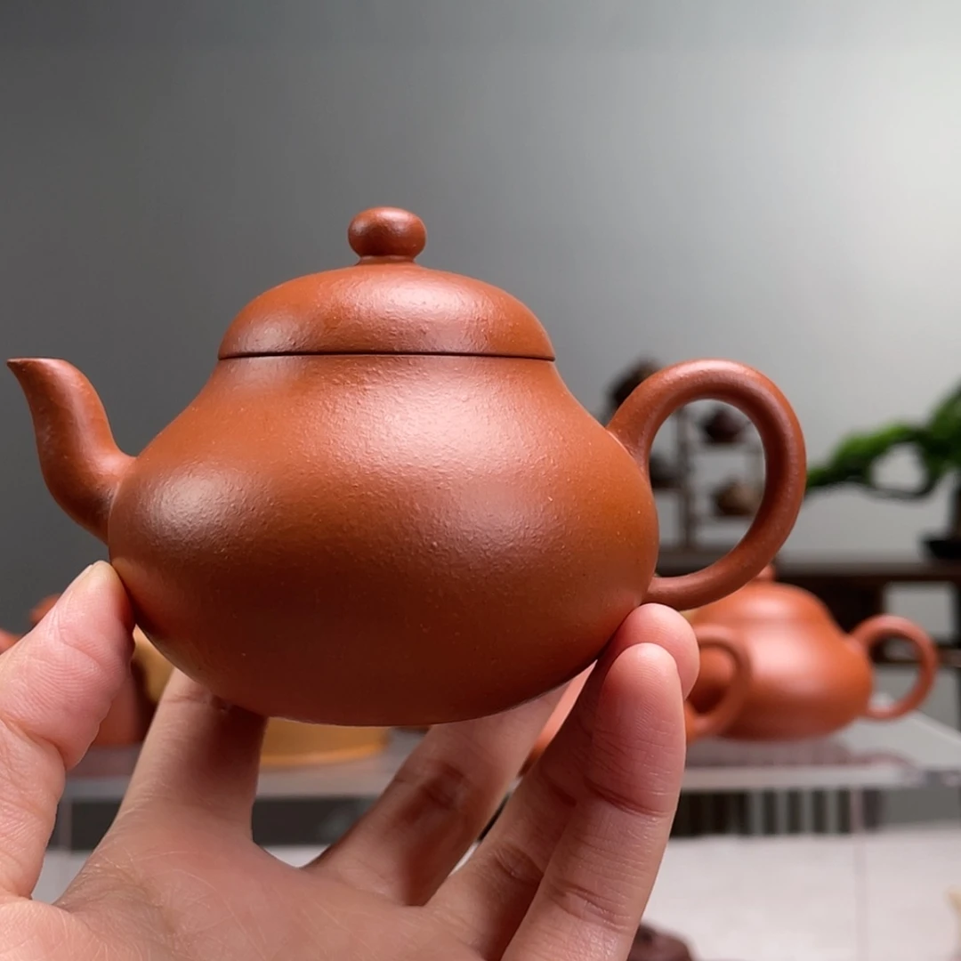 【闪购商品】茶壶紫砂生料朱泥梨子容量125cc