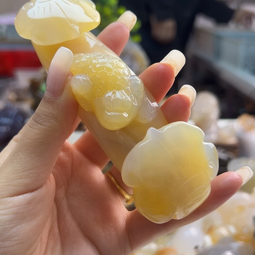 老***树玛瑙/玉髓未镶嵌吊坠(不含链)