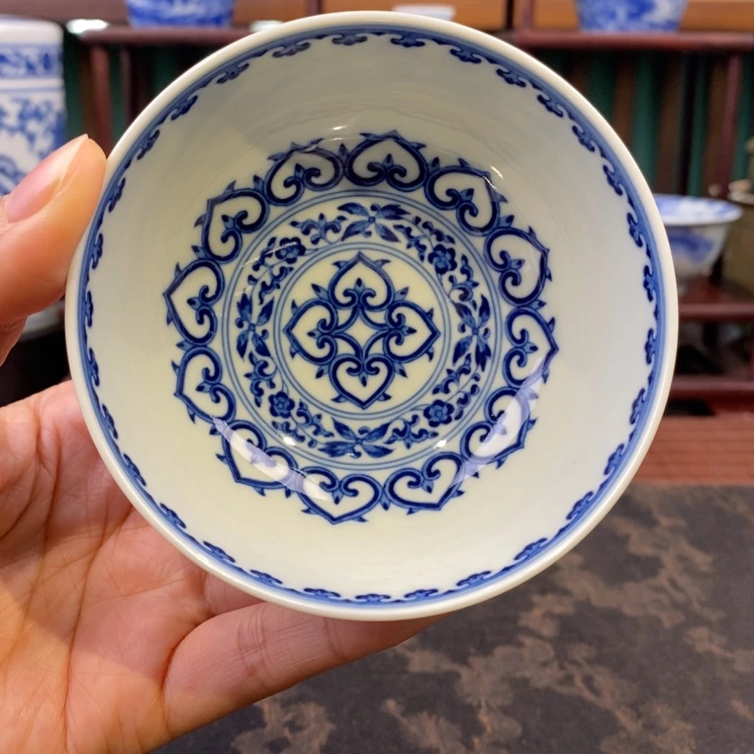 手工陶瓷柴窑宝相普洱杯