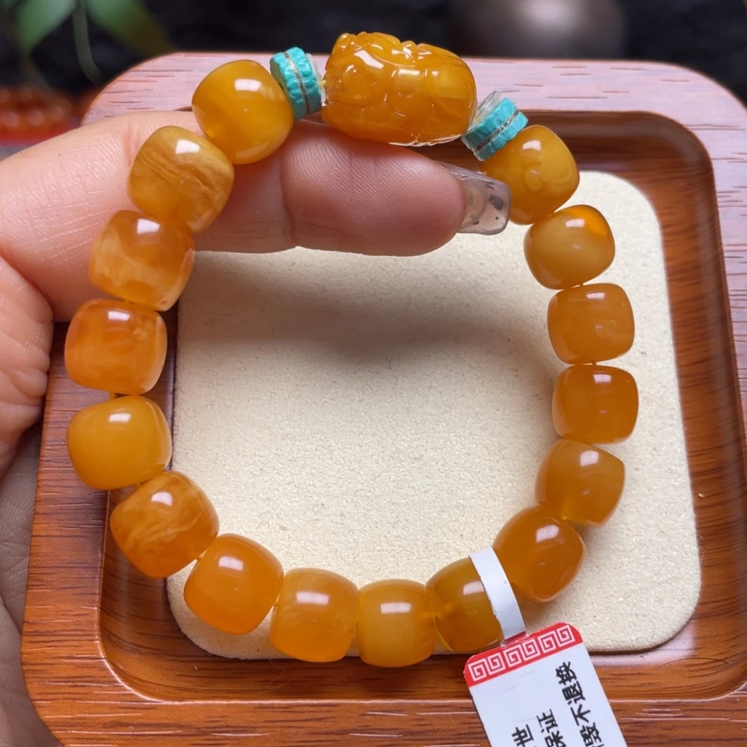 蜜蜡未镶嵌手链手串