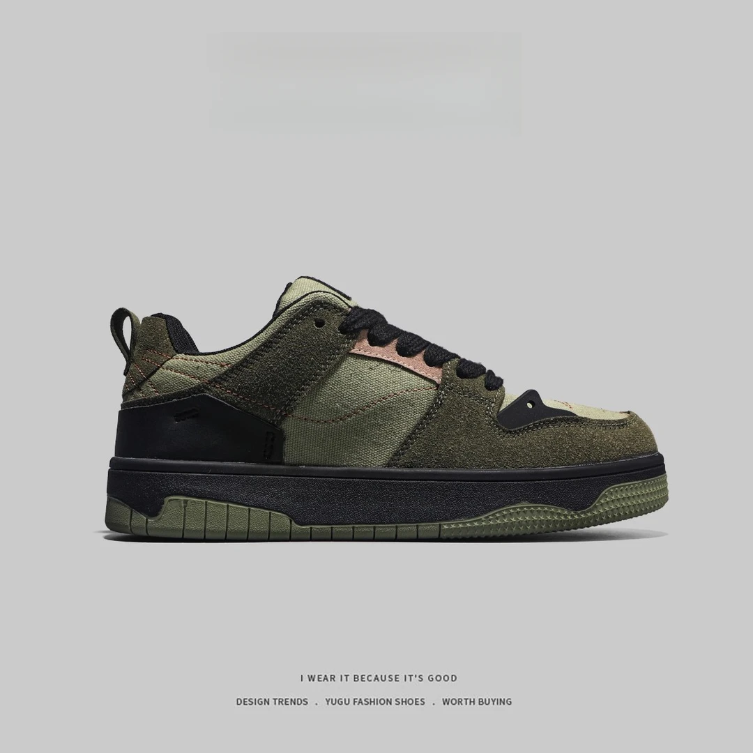 外贸低帮板鞋男士秋季2025新款韩版时尚潮流百搭运动鞋轻便休闲鞋