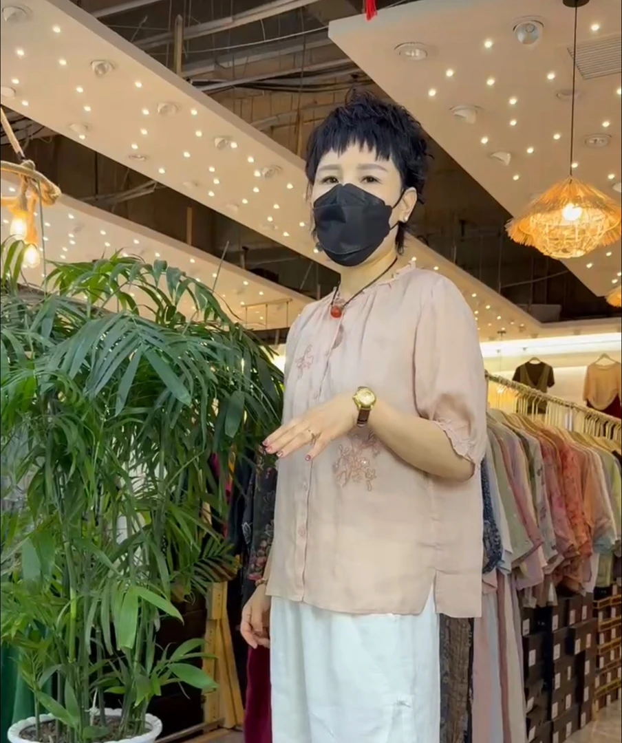 夏季竺麻小衫休闲百搭