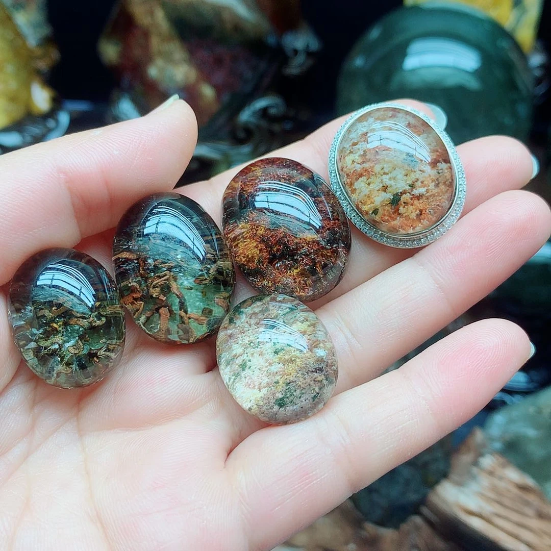 水晶珠宝半成品未镶嵌澹*