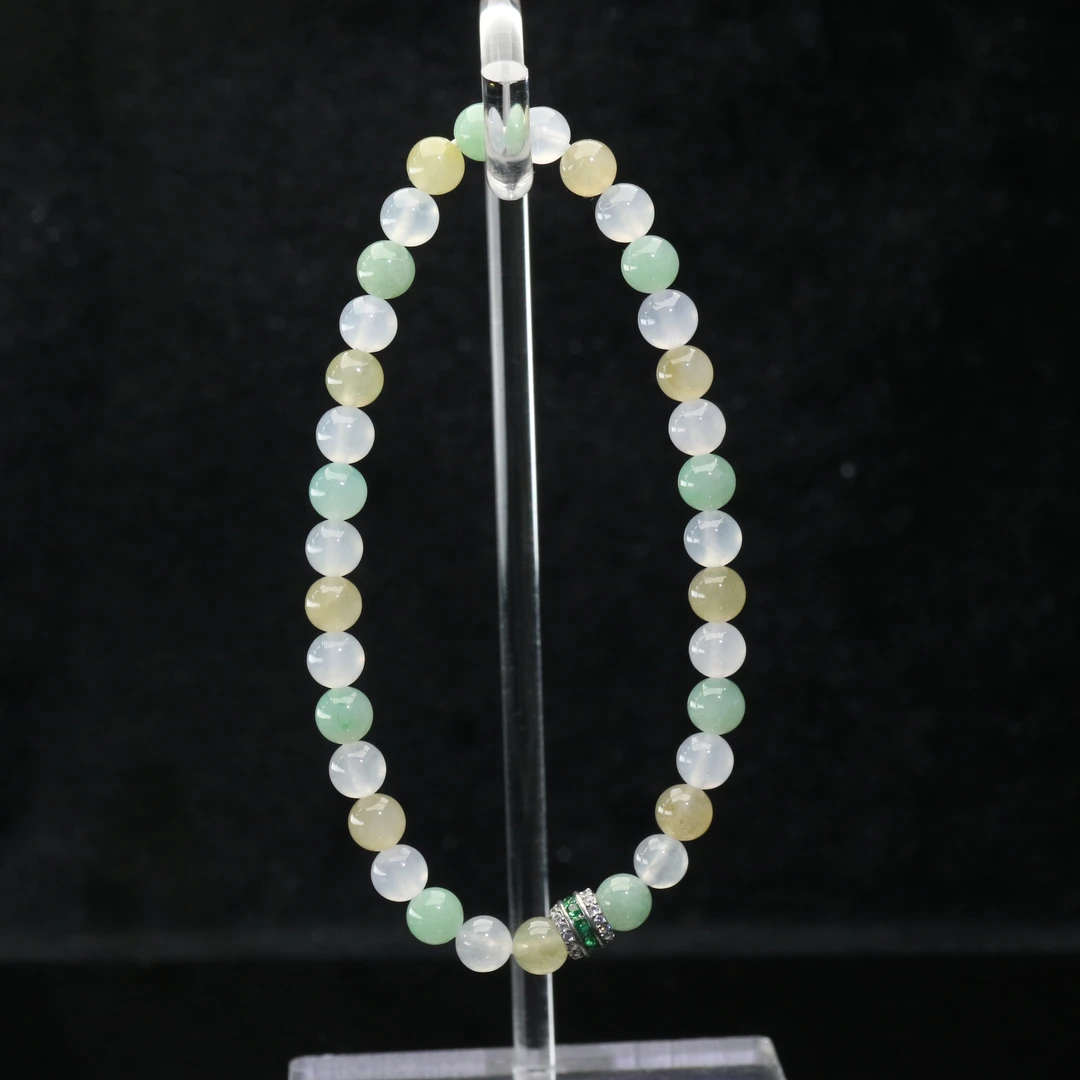 31天然缅甸翡翠A货多宝手串/500578/上海嘉禾拍卖