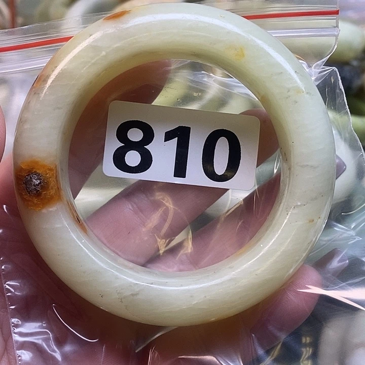 往***3蛇纹石玉未镶嵌手镯