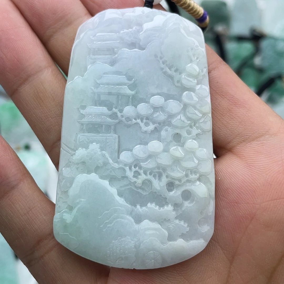颈饰未镶嵌翡翠翡翠