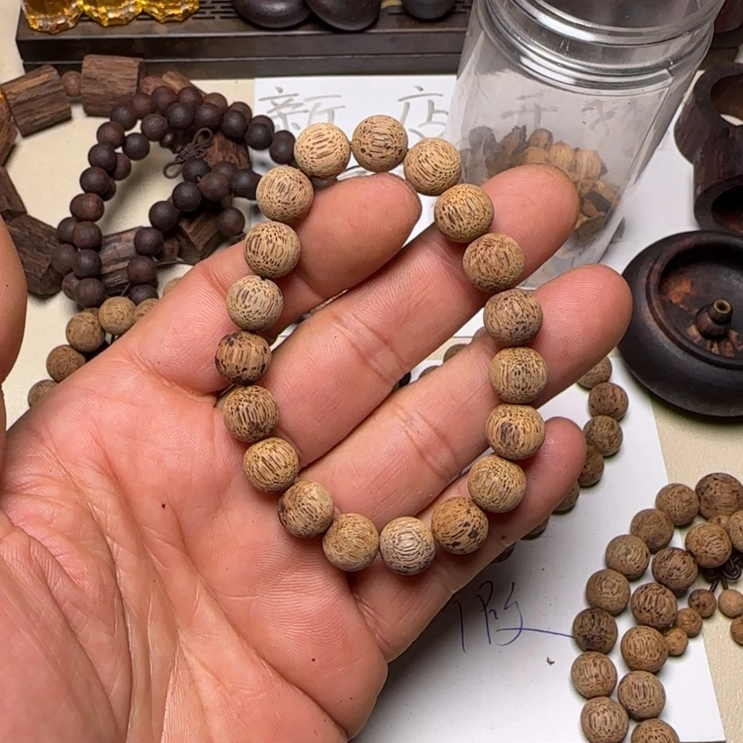 降真香其他降真香绿油1.0圆珠手串