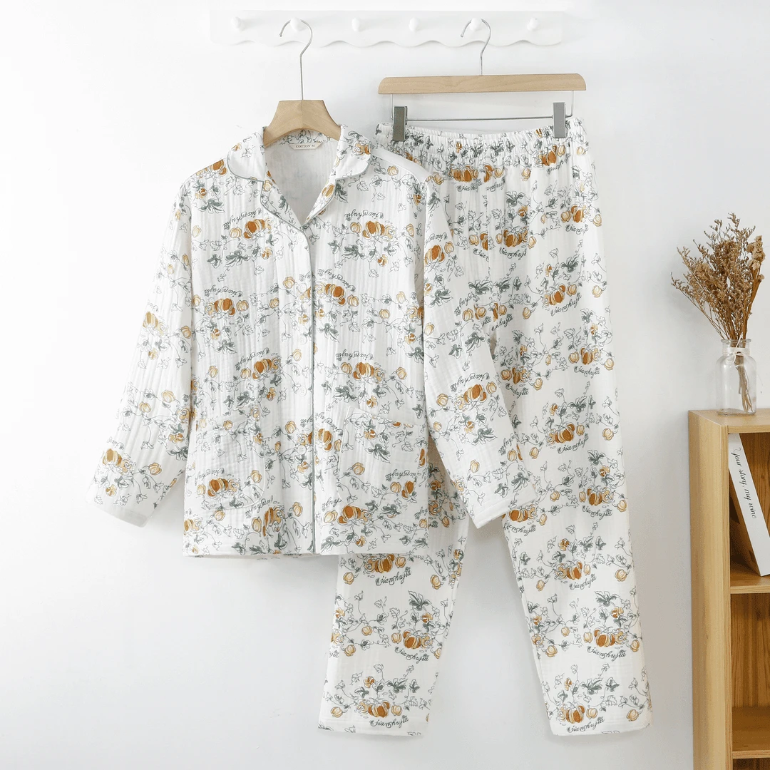 【清仓福利】2025新款100%棉多层纱爆款男女全棉居家家居服纯棉睡衣