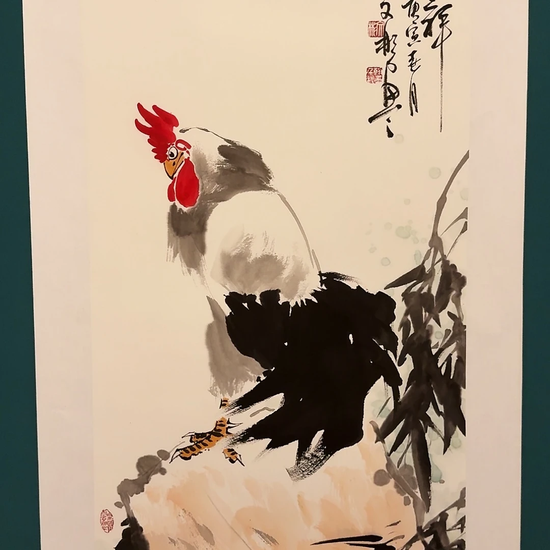 国画溥老师作品画作画作