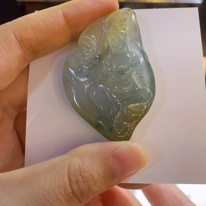 翡翠未镶嵌颈饰未镶嵌挂件