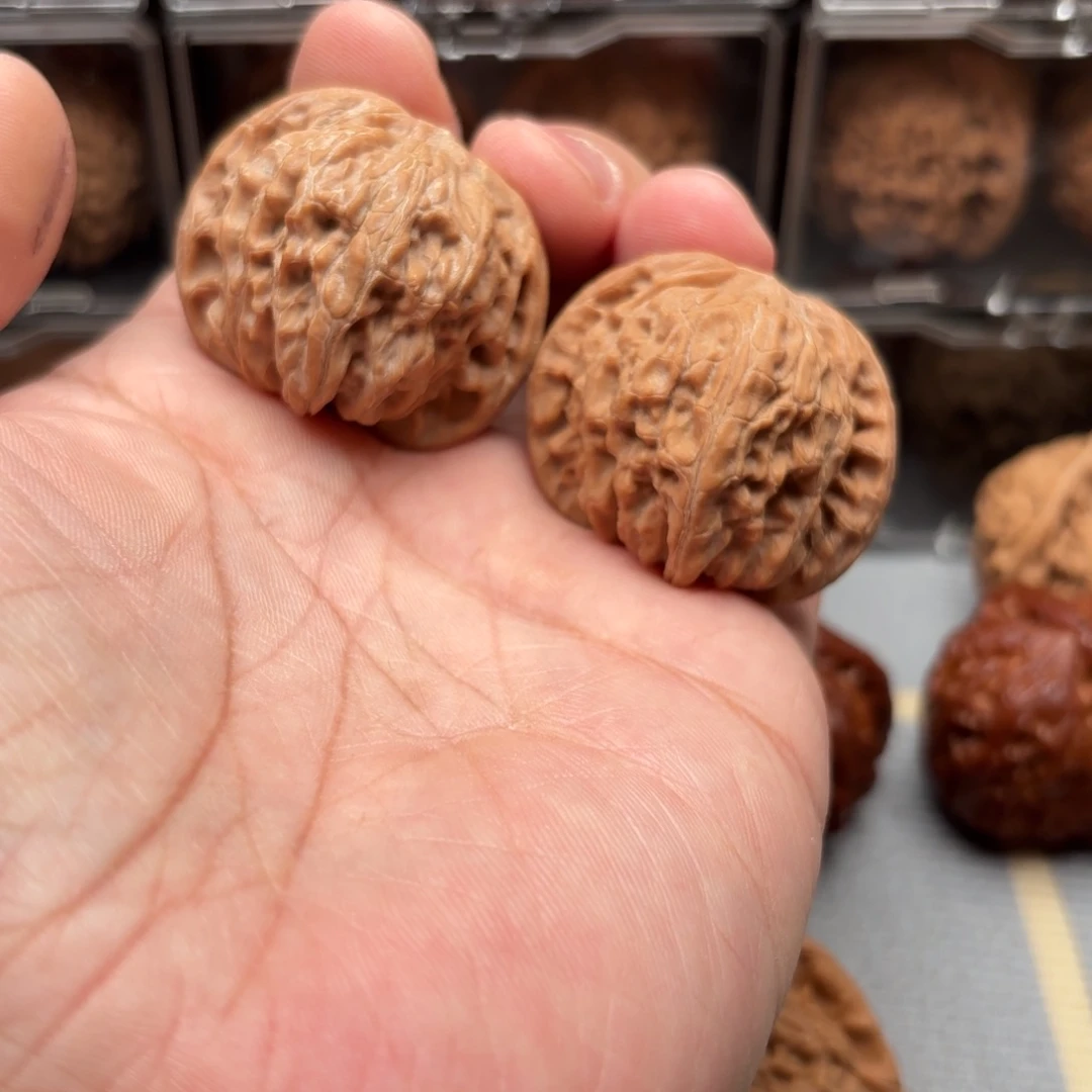 文玩核桃把件磨盘41