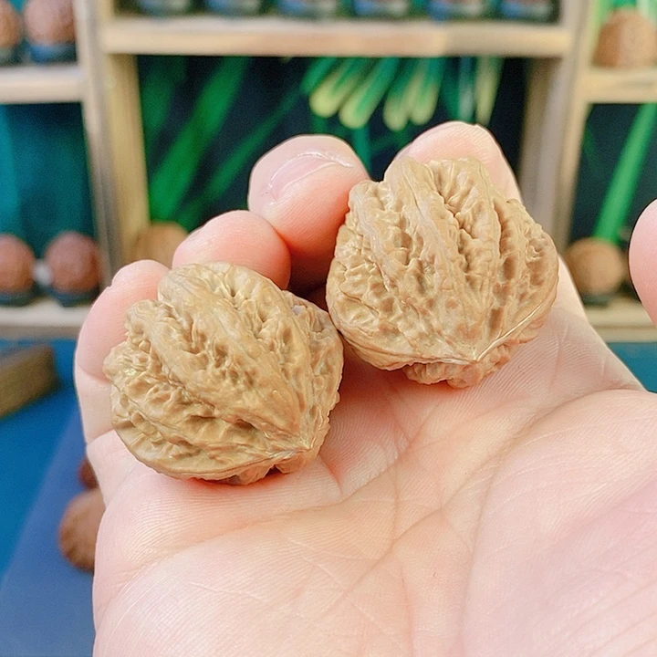 吊坠文玩核桃025碎花小金蟾33尺