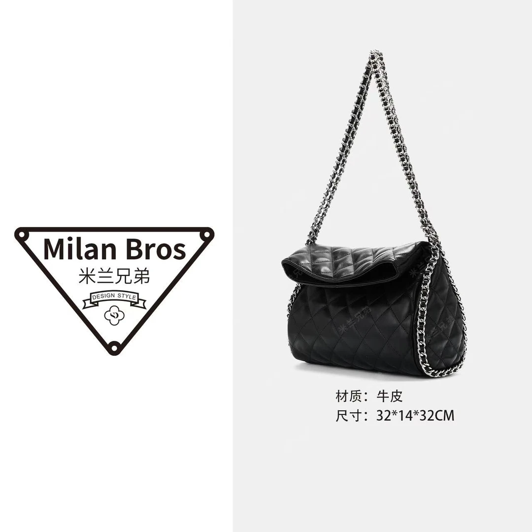 【米兰兄弟】2025新款时尚女士百搭单肩斜挎包