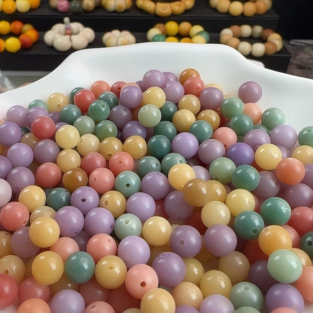 吊坠菩提根/象牙果卡8玛卡龙汤圆500颗批发