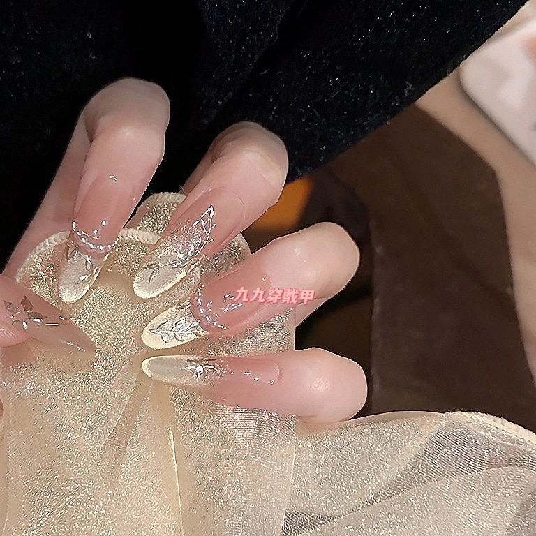 【金枝玉叶】春季高级纯欲ins气质优雅手工穿戴甲返潮复古